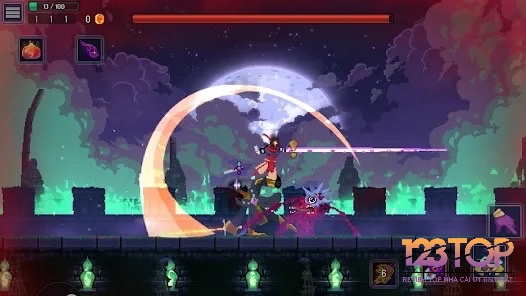 Dead Cells Mobile 2025 mang trải nghiệm roguelike đầy đủ như bản PC, chiến đấu đa dạng, cực cuốn