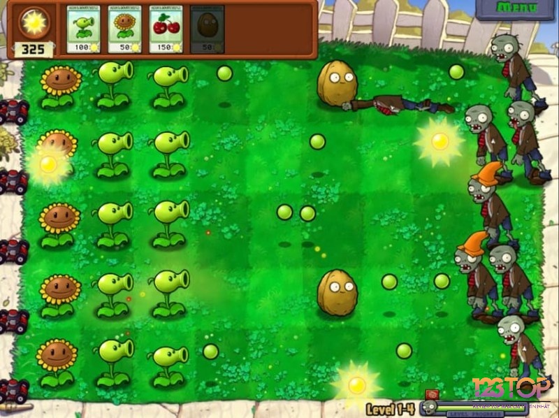 Plants vs. Zombies điều khiển đơn giản bằng chuột