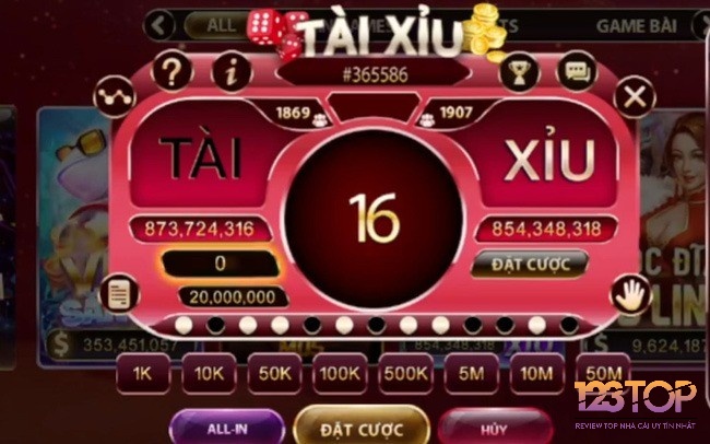 Cửa cược Tài và Xỉu