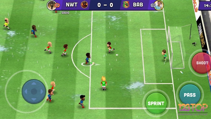 Mini Football có vẻ như là tựa game phù hợp cho người mới bắt đầu hay người chơi không có nhiều thời gian.