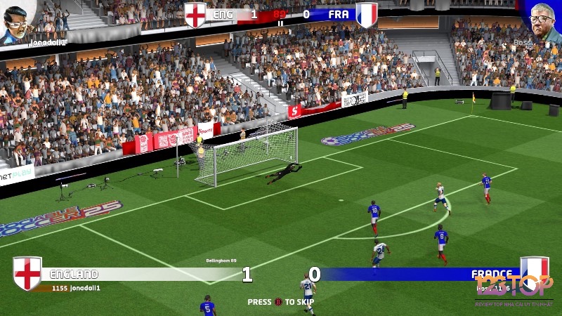 Sociable Soccer 25 là tựa game phù hợp cho người mới bắt đầu với gameplay đơn giản.