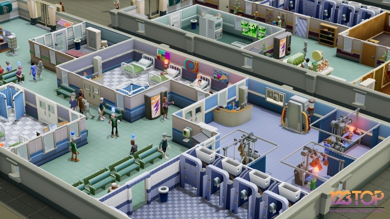 Đảm bảo bệnh viện vận hành trơn tru trong Two Point Hospital