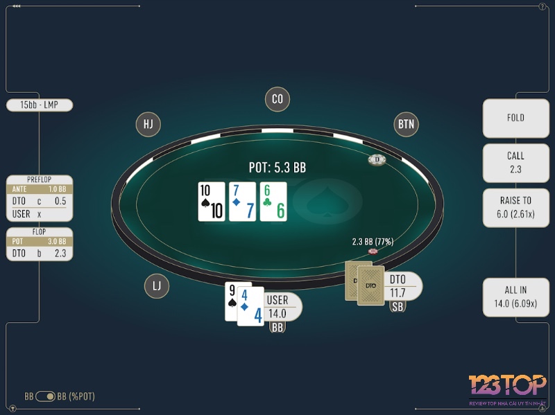 Khá nhiều ứng dụng chơi poker hỗ trợ gợi ý tỉ lệ thắng khi bạn đặt cược, cũng như theo dõi và phân tích ván đấu.