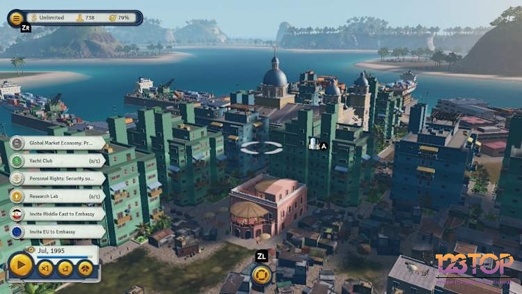 Tropico 6 nổi bật với những cải tiếng về lối chơi cũng như đồ họa đẹp mắt