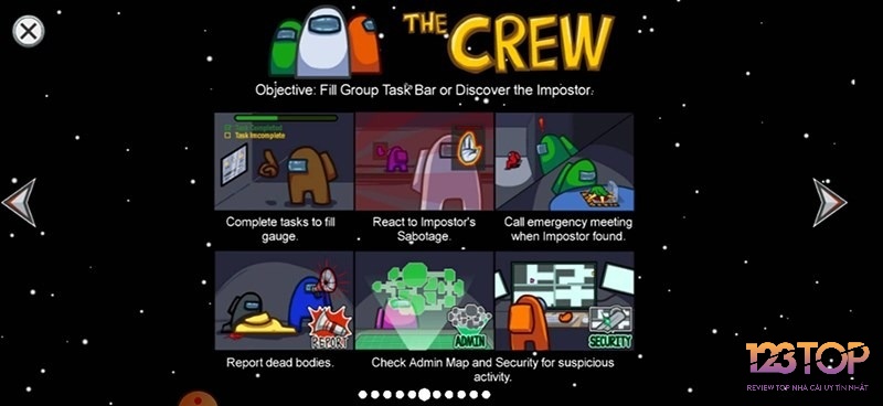 Crewmate nên đi nhóm và xem camera