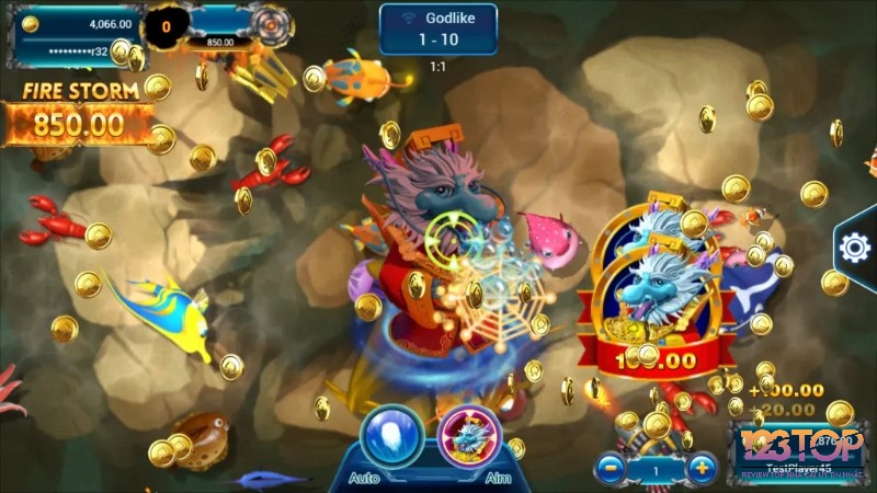 Fishing God - Gameplay kết hợp bắn cá và nuôi pet, thích hợp cho người mới và fan anime Nhật Bản