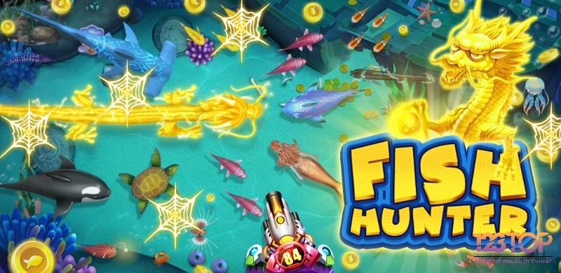 Fish Hunter - Hơn 50 loại cá, súng đa dạng và phần thưởng công bằng tạo nên trải nghiệm hoàn hảo cho mọi người chơi