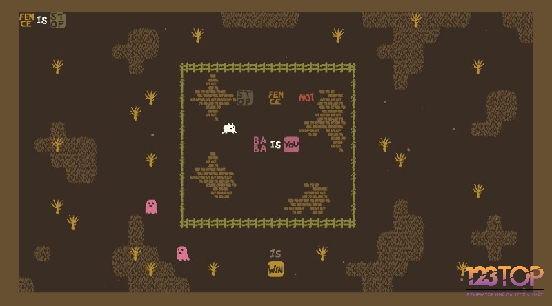 Baba Is You là một game khá độc đáo khi bạn có thể thay thế các quy tắc của trò chơi