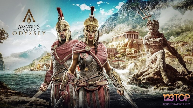 Assassin’s Creed Odyssey là game PC thế giới mở đưa người chơi quay ngược thời gian về Hy Lạp cổ đại