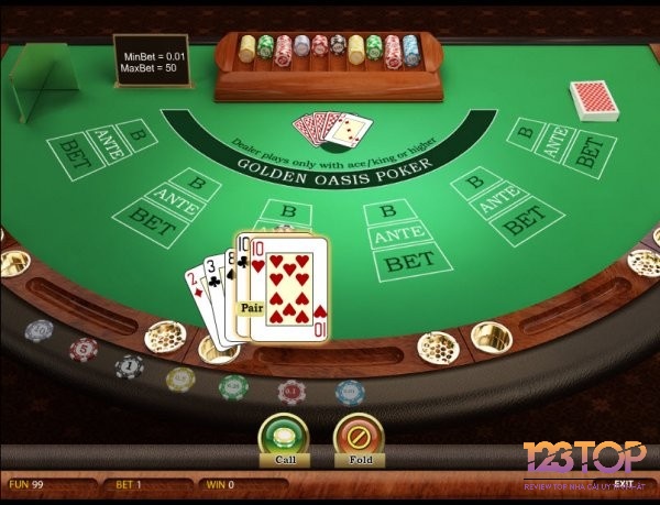 Các thứ hạng trong bài cũng tương tự như phiên bản poker truyền thống