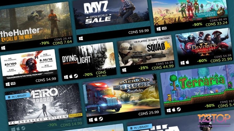 Steam tự động cập nhật game nhanh và tiện