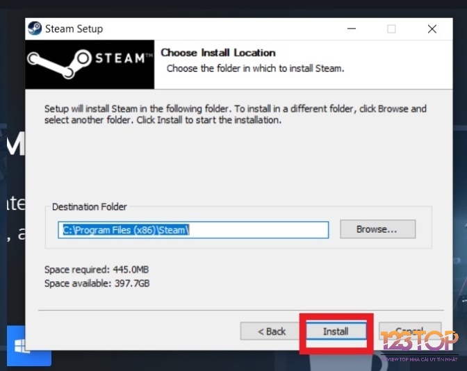 Mở file cài, nhấn Yes rồi Next và Install