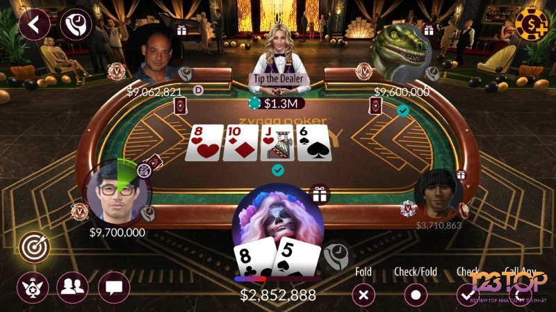 Tải game Poker trên PC mang đến trải nghiệm chuyên nghiệp với đồ họa sắc nét và nhiều tính năng