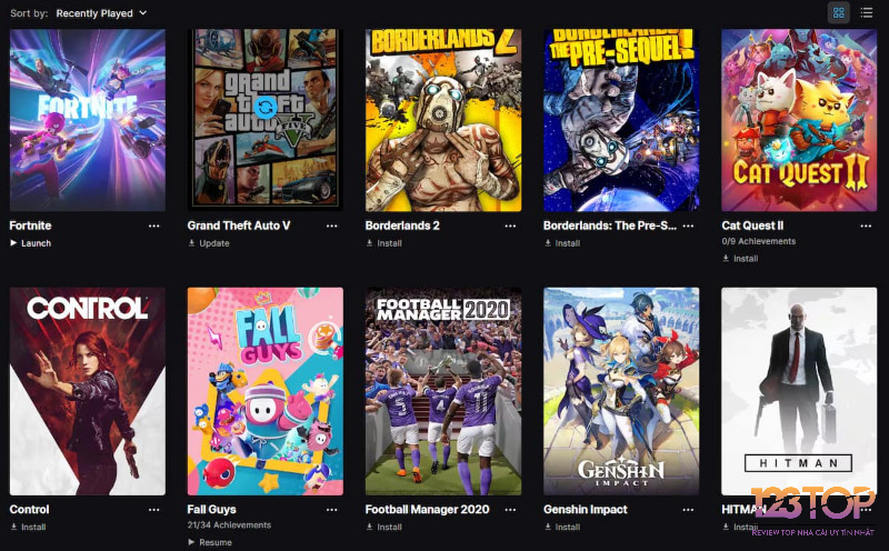 Epic Games Store mang đến nhiều tựa game miễn phí hấp dẫn cho trải nghiệm chơi game trực tuyến trên PC.