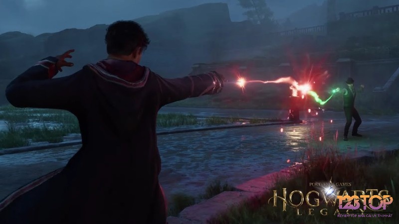 Chiến đấu trong Hogwarts Legacy vừa đơn giản vừa đa dạng phép thuật