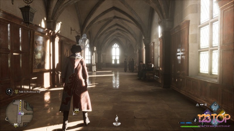 Hành lang Hogwarts lung linh nhờ ray tracing