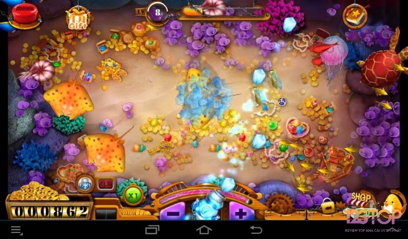 Fish Saga hấp dẫn người chơi bởi cốt truyện khám phá và hệ thống nhiệm vụ theo khu vực.