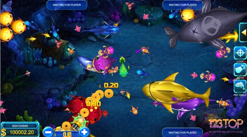 Big Fish Hunt mang đến thử thách với các boss cá “siêu to khổng lồ” và phần thưởng hấp dẫn.