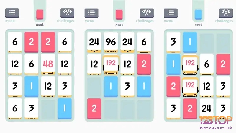Threes! là game puzzle nhẹ nhàng nhưng đầy cuốn hút nhờ lối chơi thông minh.