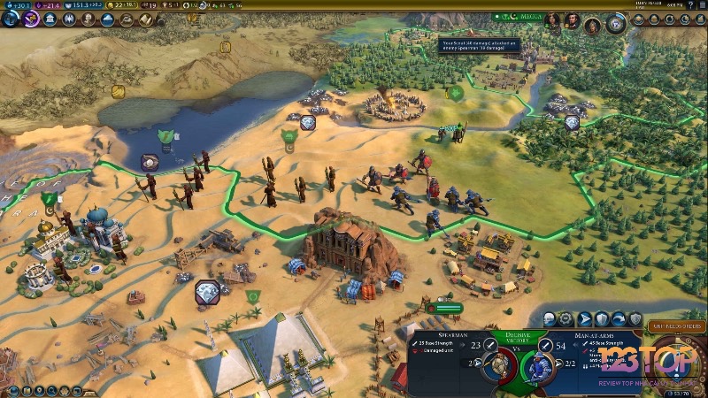 Civilization VI cho phép bạn xây dựng và cai trị đế chế toàn cầu ngay trên iPhone.