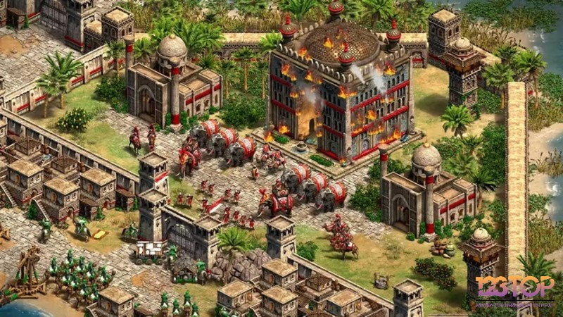 Age of Empires II là một game chiến thuật kinh điển cho dòng game offline cho laptop mà bạn không thể bỏ qua