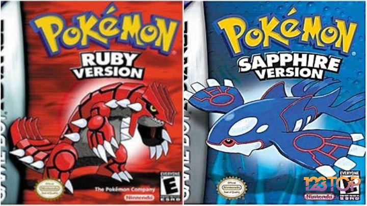 Các phiên bản game pokemon trên pc cổ điển như Ruby & Sapphire