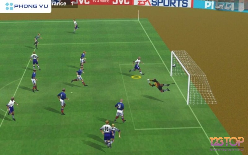 Màn trình diễn bóng đá sôi động trong FIFA 98