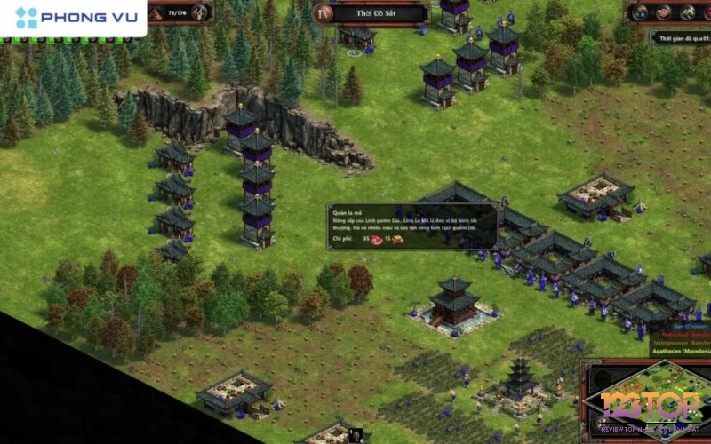 Xây dựng và chiến đấu trong Age of Empires – Đế chế