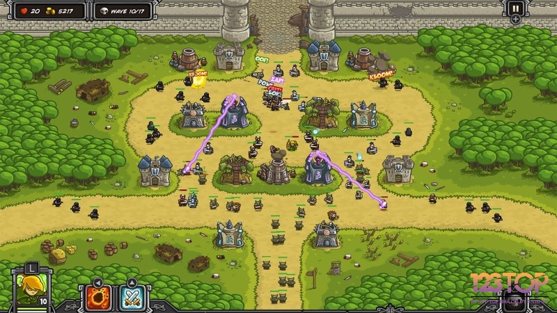 Gợi ý các game chiến thuật offline hay như Bloons TD 6, Bad North, Kingdom Rush.