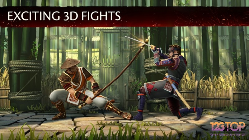 Đồ họa đầy màu sắc và nhân vật chi tiết trong Shadow Fight 3 mang đến trải nghiệm đối kháng sống động