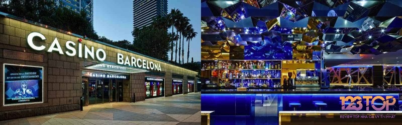Top sòng bạc châu Âu nổi tiếng - Casino Barcelona hiện đại, hướng ra biển Địa Trung Hải tuyệt đẹp