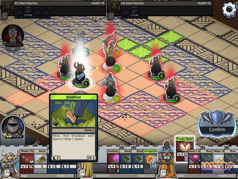 Loot and Legends tạo điểm nhấn nhờ gameplay dạng bàn cờ độc đáo, khác biệt hoàn toàn với RPG truyền thống