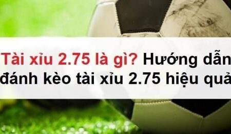 Tài xỉu 2.75: Từ cách đọc đến ứng dụng thực tế trong cá cược