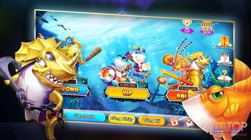 Các phòng chơi tại game bắn cá Tam Quốc Tranh Hùng để anh em tham gia trải nghiệm 