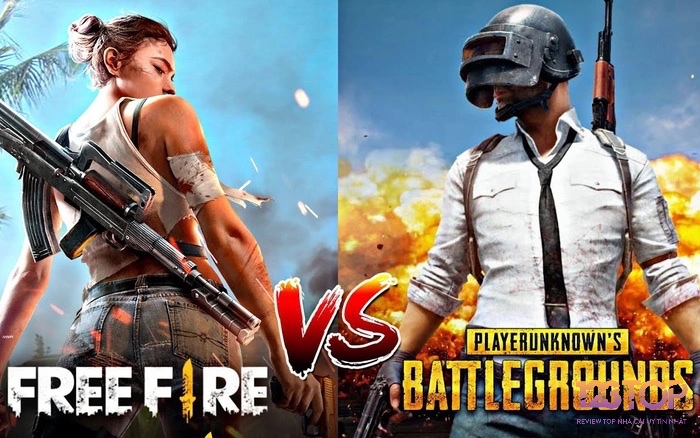 PUBG Mobile mang đến trải nghiệm chân thực, trong khi Free Fire thu hút với lối chơi nhanh và tối ưu cho mọi thiết bị