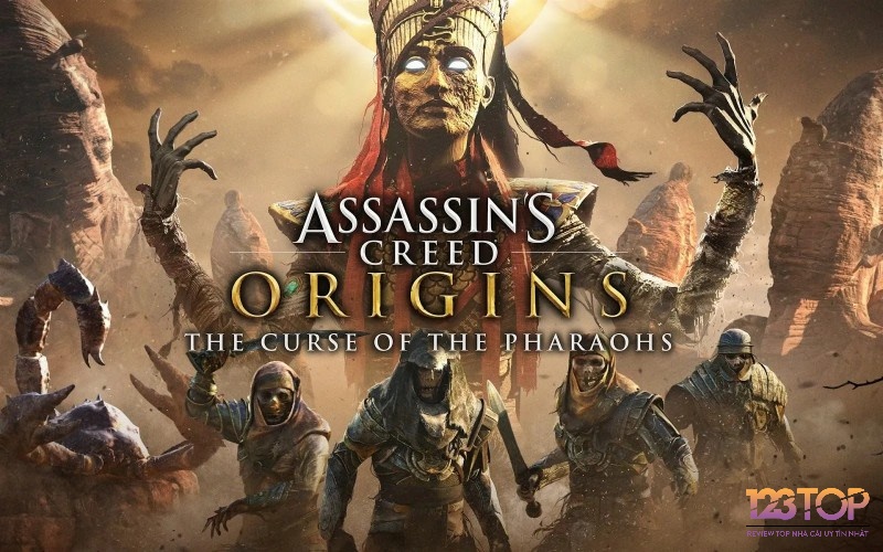 Game Assassin’s Creed Origins khắc họa thời kỳ Ptolemaic đầy biến động với Cleopatra và Caesar xoay chuyển vận mệnh đế chế