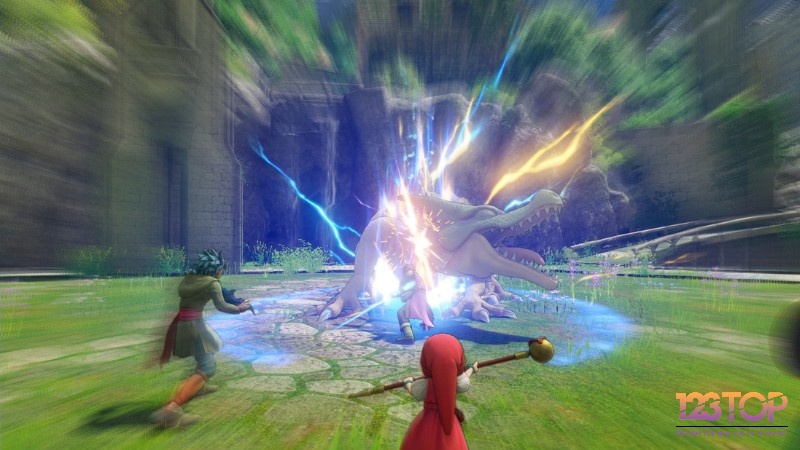 Game Dragon Quest XI có lối chơi mang đậm phong cách JRPG theo lượt hấp dẫn