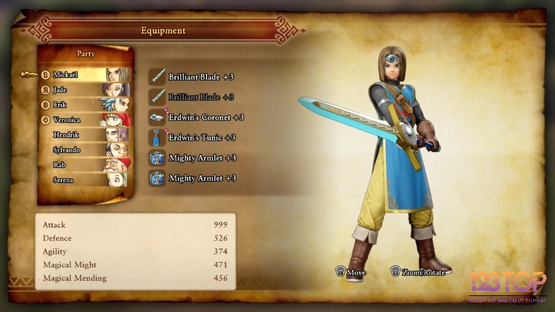 Vũ khí trang bị sẽ giúp tối ưu sức mạnh chiến đấu của nhân vật để có thể thích nghi với độ khó ngày càng tăng của game