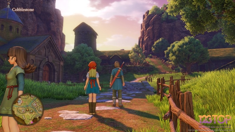 Game Dragon Quest XI có đồ họa phong cách anime đậm chất cổ tích