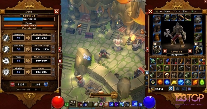 Các kỹ năng đa dạng sẽ giúp tăng sức mạnh chiến đấu cho nhân vật của bạn