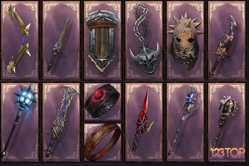 Bạn có thể tùy chọn bất kỳ loại vũ khí nào để trang bị cho nhân vật của mình mà không bị ràng buộc