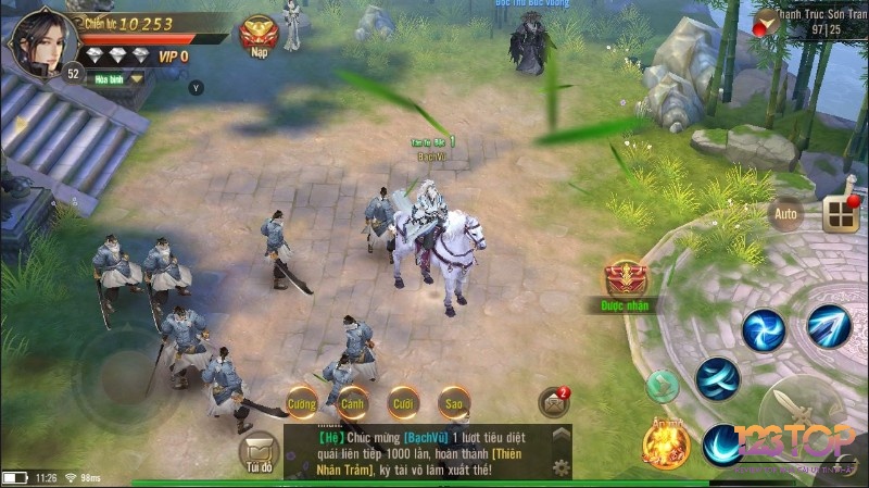 Võ Lâm Truyền Kỳ Mobile - MMORPG kiếm hiệp miễn phí nổi tiếng tại Việt Nam.