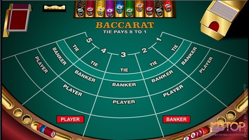 Baccarat có cách tính điểm khá đơn giản