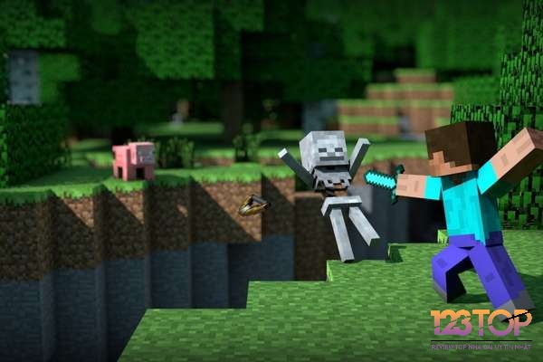 Chế độ chơi của game Minecraft đa dạng giúp bạn lựa chọn phong cách cho riêng mình