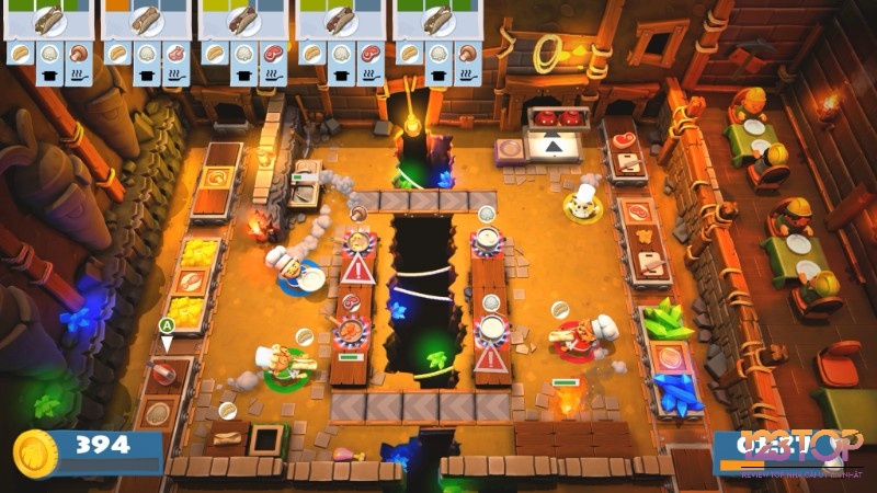 Overcooked vui nhộn, cần phối hợp nhanh và giao tiếp liên tục