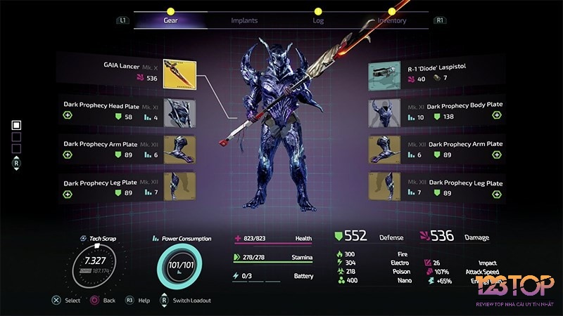 Bạn có thể nâng cấp kỹ năng chiến đấu nhằm tăng sức mạnh cho nhân vật của mình