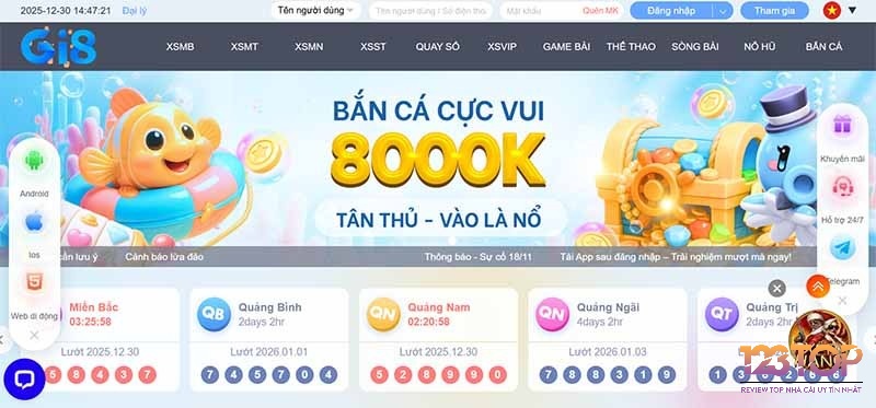 Gi8 là một trong những nhà cái trực tuyến uy tín hàng đầu hiện nay