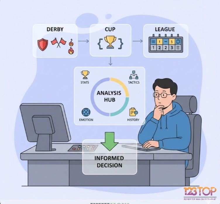 Kèo derby/đấu cúp khác gì league? 