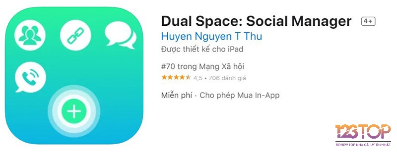 Dual Space Social Manager: Hợp người cần chuyển đổi tài khoản nhanh và gọn