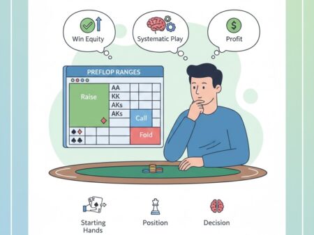 Preflop ranges poker là gì và cách xây dựng chiến lược tối ưu